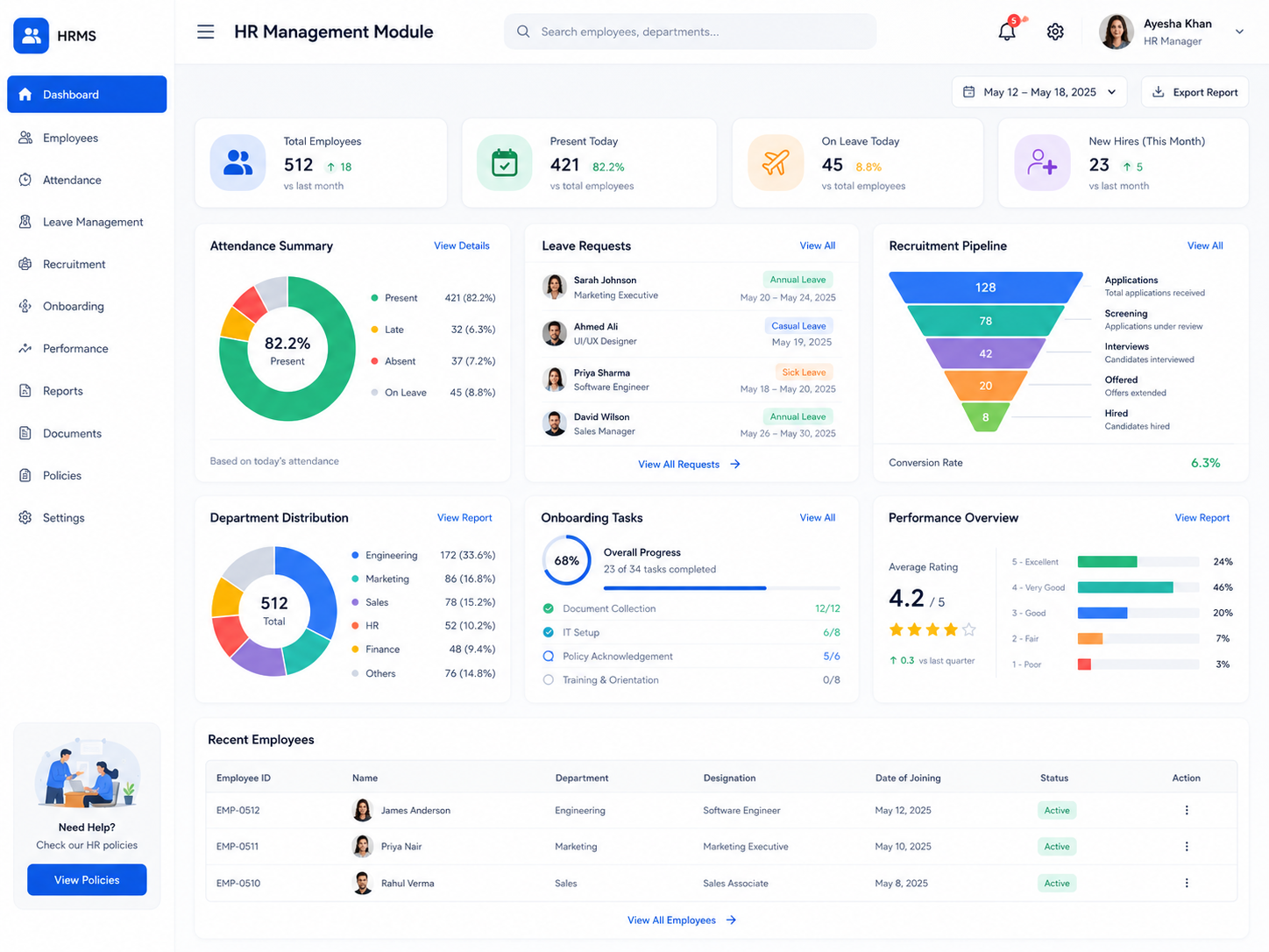 HR Management Module